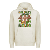 Oatmeal Heather not lucky just really blessed malia Premium Hoodie - MaliasSmallBusiness