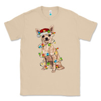 Mushroom Chihuahua with christmas lights Classic Tee - RanaPortraitStore