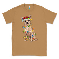 Toasted Coconut Chihuahua with christmas lights Classic Tee - RanaPortraitStore