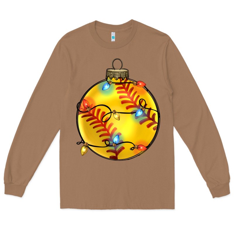 Christmas Softball Long Sleeve Tee by Zillion Design Studio | Teevron