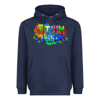 Navy autısm tribe Heavyweight Hoodie - AdoDesignShop