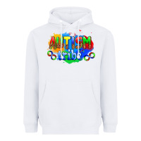 White autısm tribe Heavyweight Hoodie - AdoDesignShop