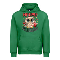 Emerald happy owlidays Urban Hoodie - MaliasSmallBusiness