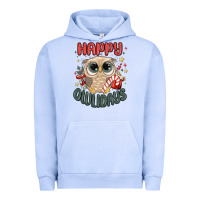 Pigment Grape Ice happy owlidays Urban Hoodie - MaliasSmallBusiness