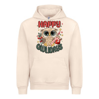Sandshell happy owlidays Urban Hoodie - MaliasSmallBusiness