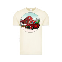 Vintage Arctic Christmas farm Christmas Vintage Tee - BarkalooDesign