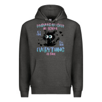 Charcoal Heather i survived 100 days of school cat Premium Hoodie - MaliasSmallBusiness