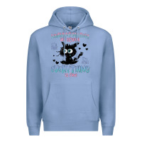 Colony Blue i survived 100 days of school cat Premium Hoodie - MaliasSmallBusiness