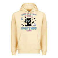 Pina Colada i survived 100 days of school cat Premium Hoodie - MaliasSmallBusiness