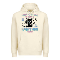 Sandshell i survived 100 days of school cat Premium Hoodie - MaliasSmallBusiness
