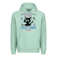 Seafoam i survived 100 days of school cat Premium Hoodie - MaliasSmallBusiness