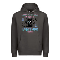Smoke i survived 100 days of school cat Premium Hoodie - MaliasSmallBusiness