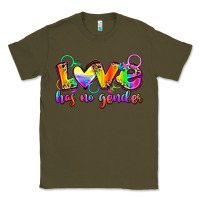Army Green love has no gender Classic Tee - Zillion Design Studio