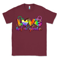 Burgundy love has no gender Classic Tee - Zillion Design Studio