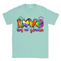 Seafoam love has no gender Classic Tee - Zillion Design Studio