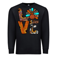 Black turkey love Premium Sweatshirt - JahusDesignShop