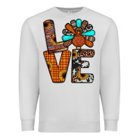 Dove Grey turkey love Premium Sweatshirt - JahusDesignShop