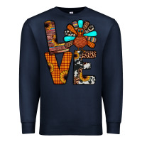 Navy turkey love Premium Sweatshirt - JahusDesignShop