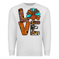 Oatmeal Heather turkey love Premium Sweatshirt - JahusDesignShop