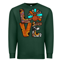 Sports Green turkey love Premium Sweatshirt - JahusDesignShop