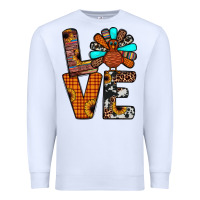 White turkey love Premium Sweatshirt - JahusDesignShop