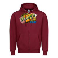 Burgundy second grade dude Zipper Hoodie - RanaPortraitStore