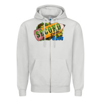 Dove Grey second grade dude Zipper Hoodie - RanaPortraitStore