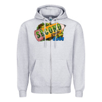 Heather Grey second grade dude Zipper Hoodie - RanaPortraitStore