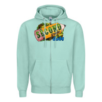 Seafoam second grade dude Zipper Hoodie - RanaPortraitStore