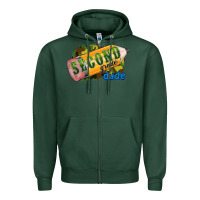 Sports Green second grade dude Zipper Hoodie - RanaPortraitStore
