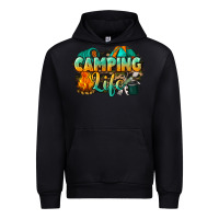 Black camping life Urban Hoodie - NancyCooperArtShop
