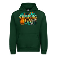Foreset Green camping life Urban Hoodie - NancyCooperArtShop