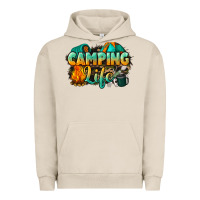 Pigment French Oak camping life Urban Hoodie - NancyCooperArtShop