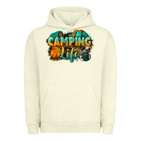 Pigment Pistachio camping life Urban Hoodie - NancyCooperArtShop