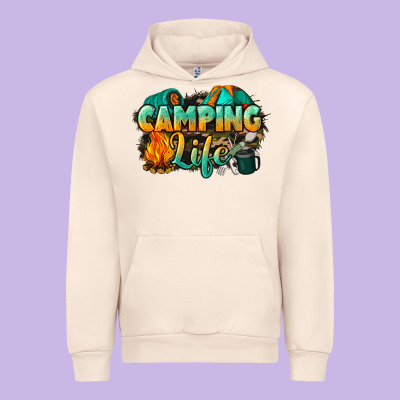 Camping Life Urban Hoodie Designed By Nancycooperartshop