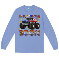 Colony Blue red white and boom Long Sleeve Tee - texasbilliewilder