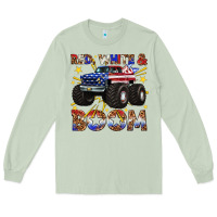 Matcha red white and boom Long Sleeve Tee - texasbilliewilder