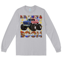 Moon Dust red white and boom Long Sleeve Tee - texasbilliewilder