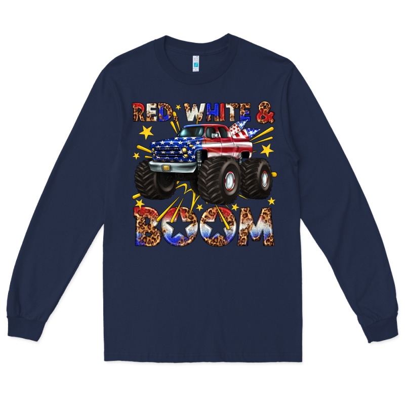 Red White And Boom Long Sleeve Tee by texasbilliewilder | Teevron