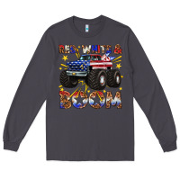 Smoke red white and boom Long Sleeve Tee - texasbilliewilder