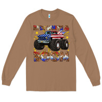 Toasted Coconut red white and boom Long Sleeve Tee - texasbilliewilder