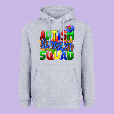 Autısm Support Squad Heavyweight Hoodie Designed By Adodesignshop