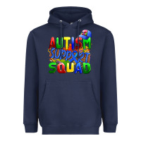 Navy autısm support squad Heavyweight Hoodie - AdoDesignShop