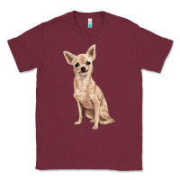 Burgundy chihuahua Classic Tee - RanaPortraitStore