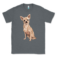 Charcoal Heather chihuahua Classic Tee - RanaPortraitStore