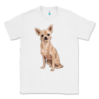 White chihuahua Classic Tee - RanaPortraitStore