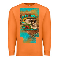 Carrot dead tired fueled by coffee 12 oz can cooler  (slim) Premium Sweatshirt - Artiststas