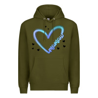 Army Green mamaw Premium Hoodie - MaliasSmallBusiness