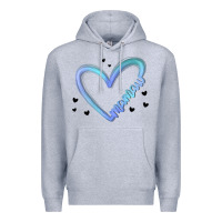 Heather Grey mamaw Premium Hoodie - MaliasSmallBusiness