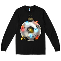 Black christmas  soccer Long Sleeve Tee - Zillion Design Studio